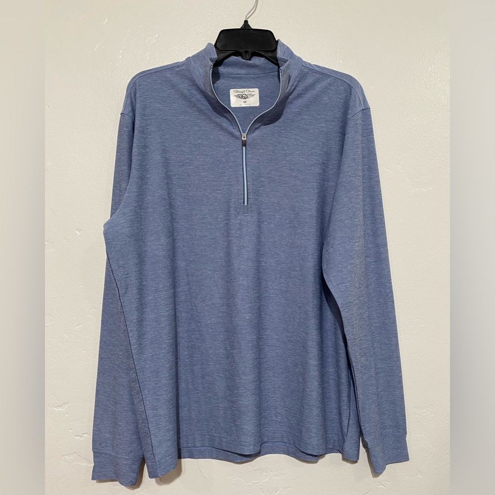 Straight Down Men’s Golf Long Sleeve Shirt Quarter Zip Size Medium